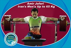 جعفری نخستین مدال کاروان پارا وزنه‌برداری ایران را بر گردن آویخت