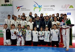 قهرمانی دختران و نایب قهرمانی پسران ایران در رقابت‌های جهانی تکواندو نونهالان