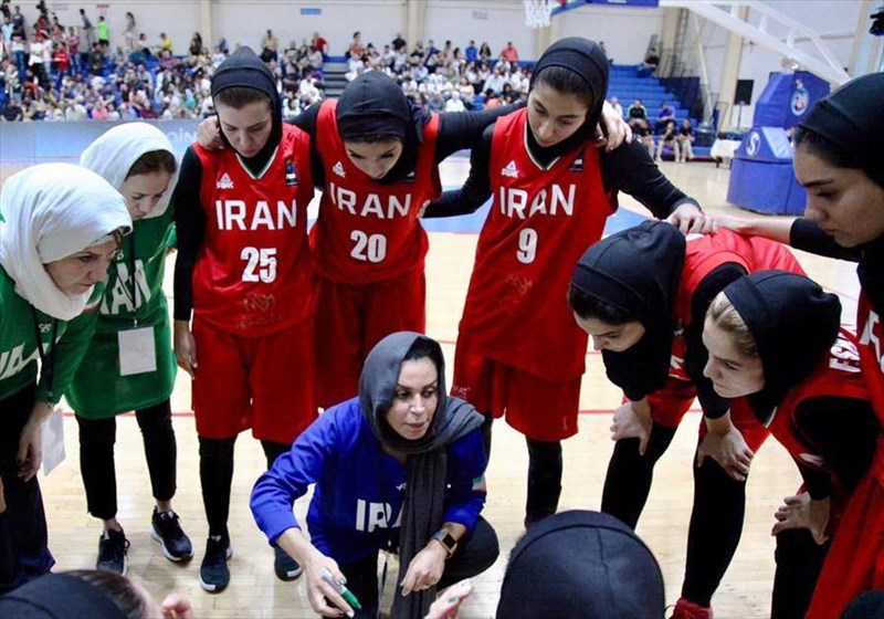 دومین شکست بانوان بسکتبالیست ایران در مسابقات غرب آسیا