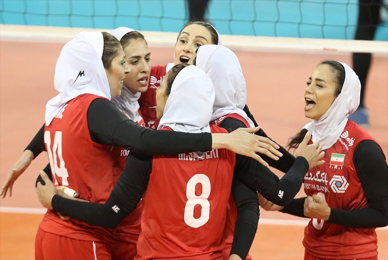 بانوان والیبالیست ایران هفتم آسیا شدند