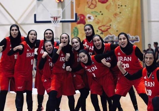  سومین عنوان تاریخی برای بسکتبال زنان ایران 