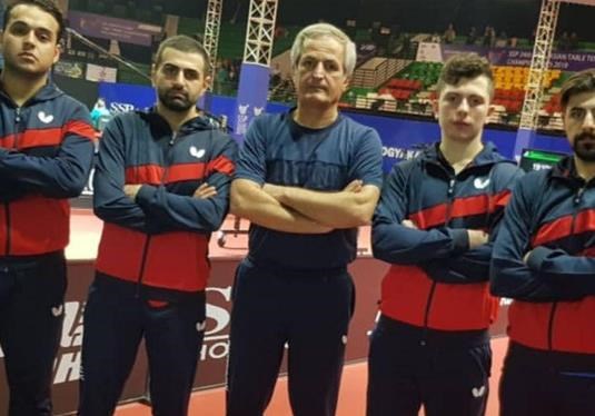 تیم تنیس روی میز ایران هفتم آسیا شد