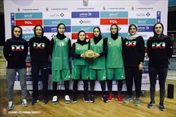 باخت تیم بسکتبال سه نفره دختران  ایران در اولین دیدار جام جهانی 