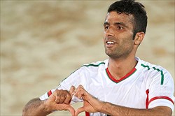  احمدزاده سفیر ایران در  بازی های جهانی ساحلی شد