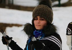 اهدای نشان شجاعت IPC به دختر نابینای اسکی باز ایرانی
