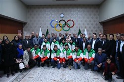 مراسم بدرقه کاروان ایران به المپیک جوانان برگزار شد