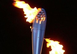 حمل مشعل المپیک از میان رادیواکتیو