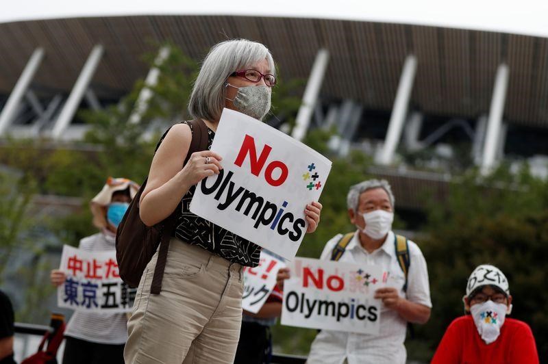 اعتراض ضد المپیکی در توکیو