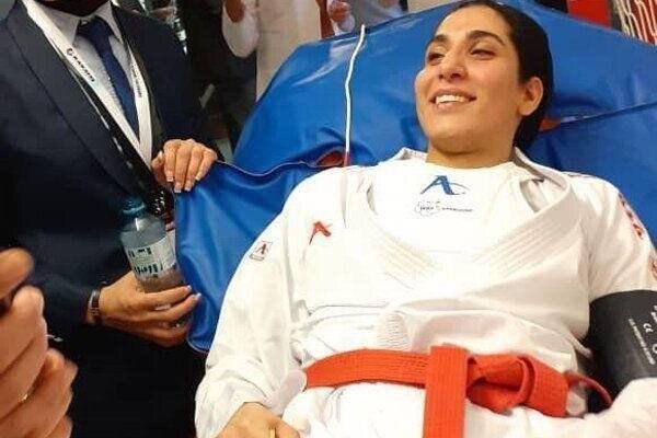 بانوی المپیکی کاراته ایران در انتظار اعزام به آلمان  