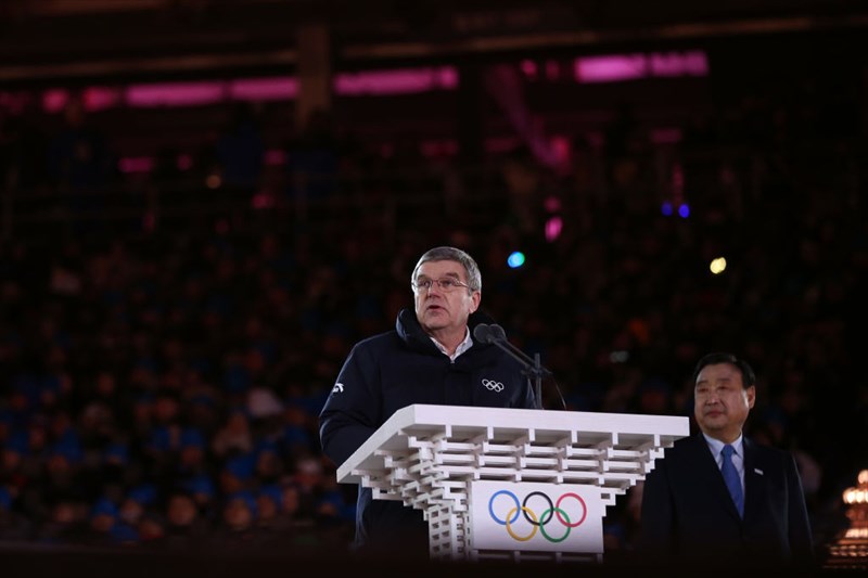 دریافت غیرحضوری جایزه صلح سئول توسط رئیس IOC