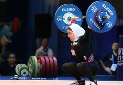 ناکامی اولین نماینده وزنه‌برداری بانوان ایران در رقابت‌های قهرمانی آسیا
