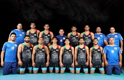 تیم کشتی آزاد ایران قهرمان آسیا شد