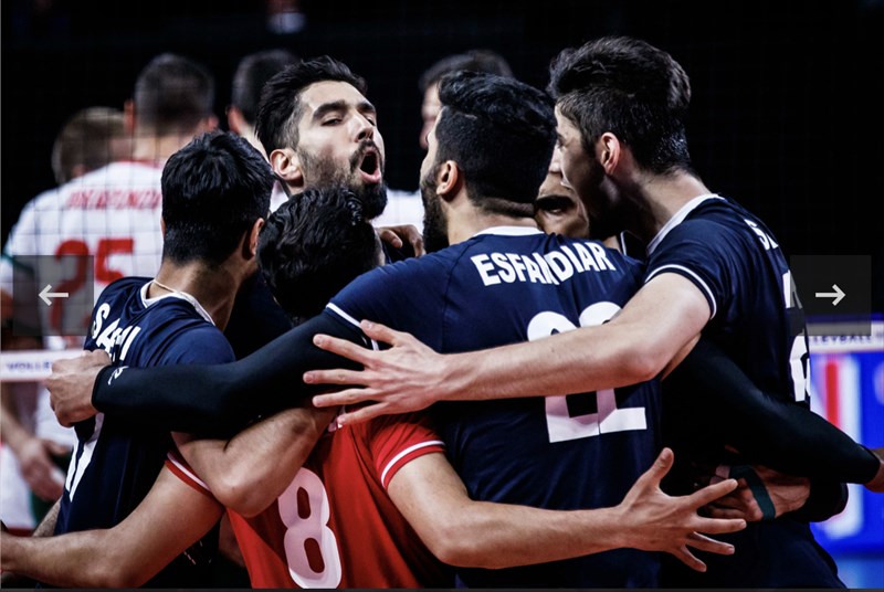 پیروزی مقتدرانه والیبال ایران برابر بلغارستان 