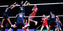تیم والیبال ایران مغلوب صربستان شد
