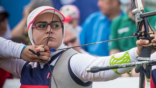 زهرا نعمتی به مدال نقره رقابت‌های پاراتیروکمان قهرمانی جهان رسید