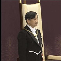 حضور امپراتور ژاپن در مراسم افتتاحیه المپیک