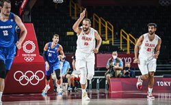 تیم ملی بسکتبال ایران در نخستین بازی مغلوب چک شد