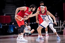 بسکتبال ایران مغلوب تیم قدرتمند آمریکا شد
