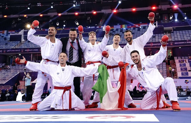 ژاپن قهرمان کاراته جهان شد/ ایتالیا در غیاب ایران قهرمان کومیته تیمی شد