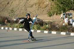 رقابت 300 ورزشکار در مسابقات اسکیت آلپاین کشوری 