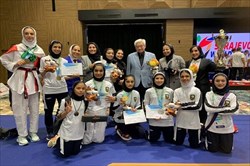 قهرمانی دختران نونهال تکواندو کشورمان در مسابقات جهانی/پسران پنجم شدند