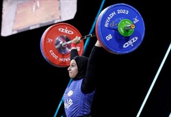 دختر وزنه‌بردار ایران در بازی‌های آسیایی اوت کرد