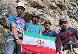 گشایش مسیری نو به نام سنگ‌نوردی ایران در قزاقستان